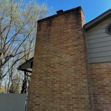 Driveway Pressure Washing and Chimney Soft Washing in Centerville, Ohio 3