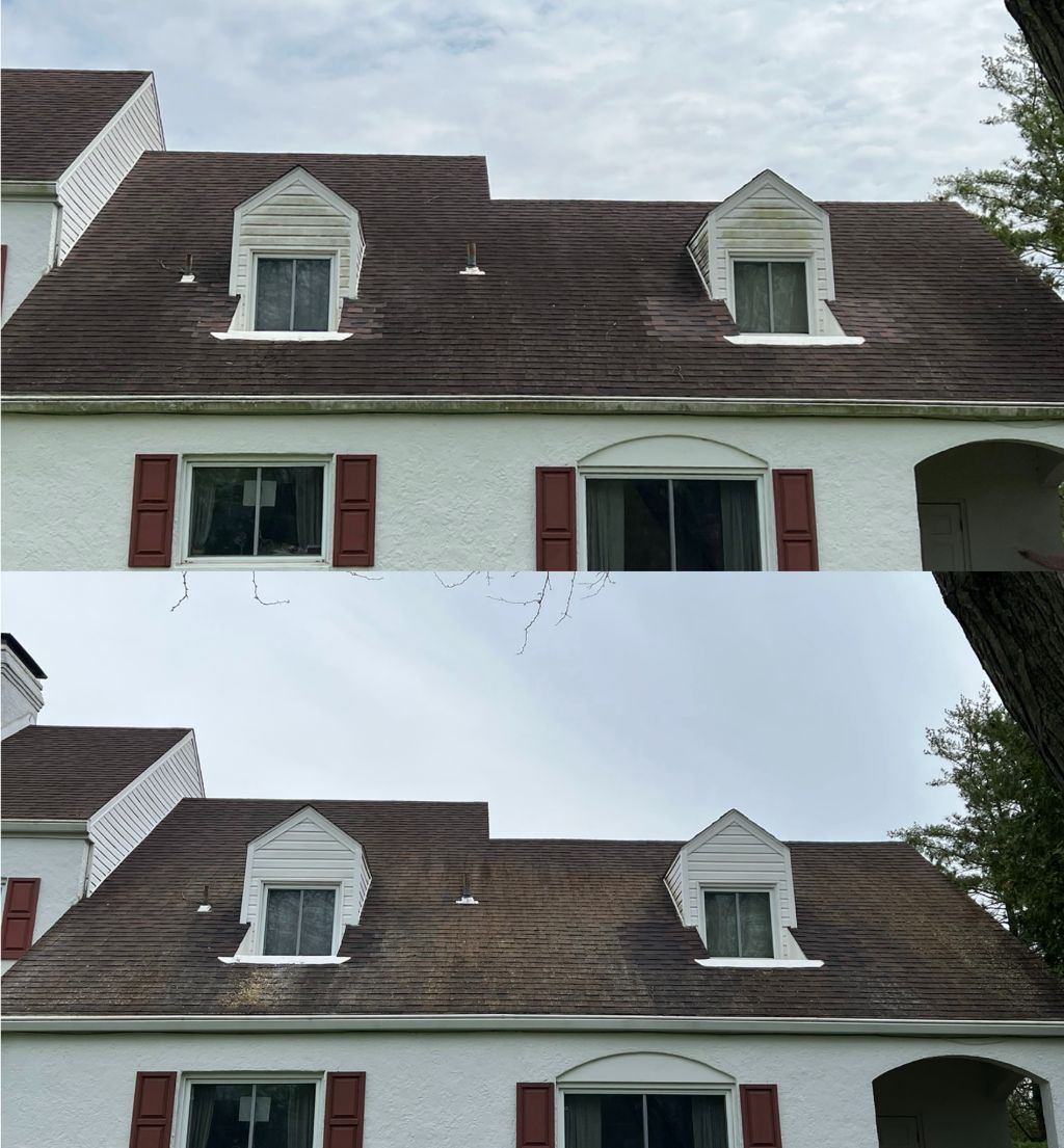 Roof cleaning treatment pressure washing dayton oh